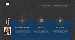 Desktop Screenshot of deeniestuebing.ca